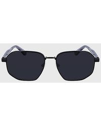 Calvin Klein - Rectangle Sunglasses - Lyst