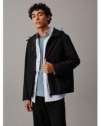 Calvin Klein - Jacke Mit Kapuze Aus Technischem Twill - Lyst