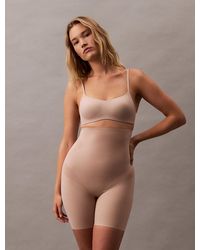 Calvin Klein - High Waisted Shapewear Shorts - Lyst