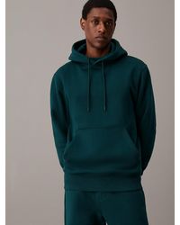 Calvin Klein - Heavy Cotton Fleece Hoodie - Lyst