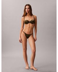 Calvin Klein - Bikini Bottoms Ck Shine - Lyst