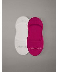 Calvin Klein - 2 Pack Moisture-Wicking Invisible Socks - Lyst