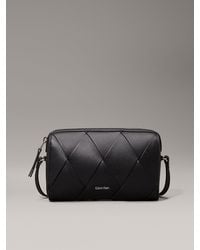 Calvin Klein - Woven Crossbody Camera Bag - Lyst
