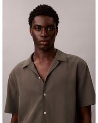 Calvin Klein - Soft Modal Short Sleeve Shirt - Lyst