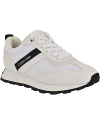 Calvin Klein - Tanja Retro Lace-up Sneakers - Lyst