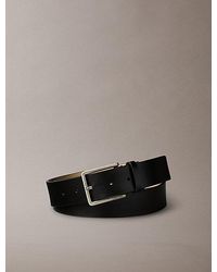 Calvin Klein - Riem Van Volnerf-Leer - Lyst