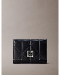 Calvin Klein - Quilted Zip Wallet - Lyst
