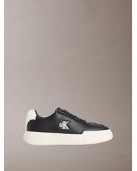 Calvin Klein - Ck Avenue – Leder-Sneakers Mit Logo - Lyst