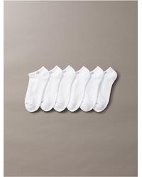 Calvin Klein - Basic Cushion No Show 6-Pack Socks - Lyst