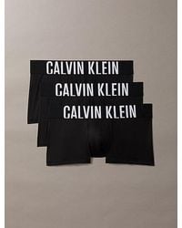 Calvin Klein - 3 Pack Low Rise Trunks Intense Power Air - Lyst