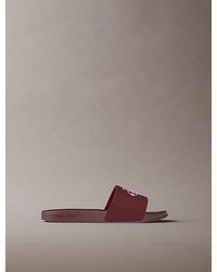 Calvin Klein - Canvas Contoured Logo Sliders - Lyst