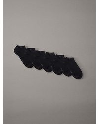 Calvin Klein - 6 Pack Logo Ankle Socks - Lyst
