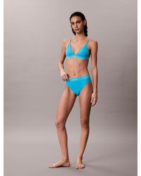 Calvin Klein - Triangle Bikini Top - Lyst