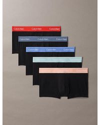 Calvin Klein - 5-Pack Lage Boxers - Lyst