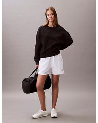 Calvin Klein - Sudadera de felpa de algodón - Lyst