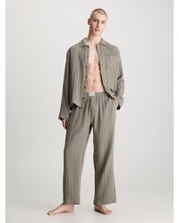 Calvin Klein - Pants Pyjama Set - Pure Textured - Lyst
