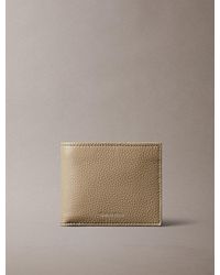 Calvin Klein - Leren Billfold Rfid-Portemonnee - Lyst
