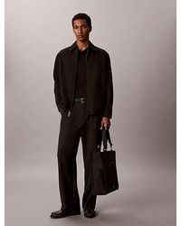 Calvin Klein - Slim Cotton Long Sleeve Polo Shirt - Lyst