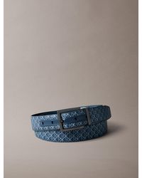 Calvin Klein - Cintura Con Logo Emblem Double-Face - Lyst