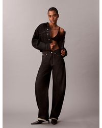 Calvin Klein - High Rise Barrel Jeans - Lyst