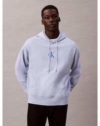 Calvin Klein - Jeans Monologo Premium Fleece Hoodie - Lyst
