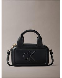 Calvin Klein - Bold Monogram Bauletto Bag - Lyst