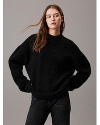 Calvin Klein - Relaxed Wolmix Trui - Lyst