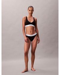 Calvin Klein - Tanga - Icon Cotton Modal - Lyst