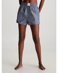 Calvin Klein - Pyjama Shorts - Pure Cotton - Lyst