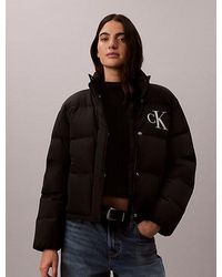 Calvin Klein - Jeans Down Logo Puffer Jacket - Lyst
