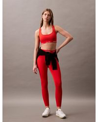 Calvin Klein - Legging Da Palestra 7/8 A Vita Alta Ad Asciugatura Rapida - Lyst