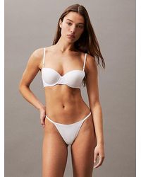 Calvin Klein - Sujetador demi invisible - Cotton Modal Bare - Lyst