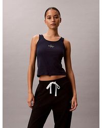 Calvin Klein - Tank Top Cotton Stretch Lounge - Lyst