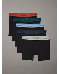 Calvin Klein - 5 Pack Boxer Briefs - Lyst