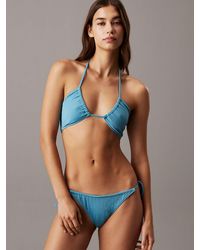 Calvin Klein - Tie Side Bikini Bottoms - Lyst