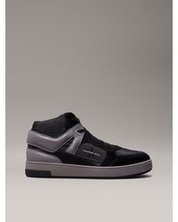 Calvin Klein - Suede High-top Trainers - Lyst