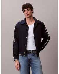 Calvin Klein - Jeans Sporty Nylon Bomber Jacket - Lyst
