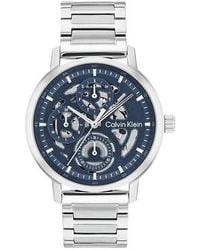 Calvin Klein - Multifunktions-Armbanduhr Aus Edelstahl - Lyst