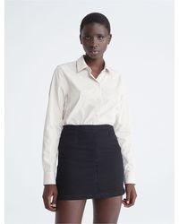 Calvin Klein - Poplin Stripe Classic Button-down Shirt - Lyst