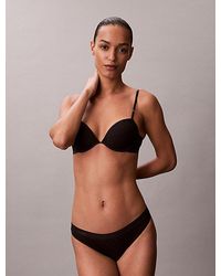 Calvin Klein - Bikini Briefs Microfibre Lace - Lyst
