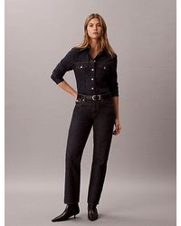 Calvin Klein - Jeans Low Rise Straight Jeans - Lyst