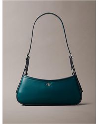 Calvin Klein - Monogram Logo Hardware Shoulder Bag - Lyst