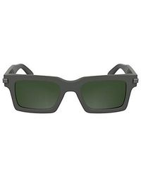 Calvin Klein - Acetate Rectangle Sunglasses - Lyst