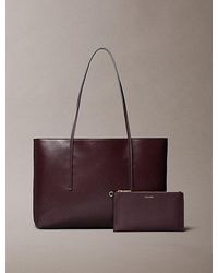 Calvin Klein - Shopper Mit Täschchen Und Durchgehendem Monogramm-Logo - Lyst