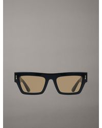 Calvin Klein - Modified Rectangle Sunglasses Ck25510S - Lyst