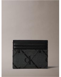Calvin Klein - Monogram Jacquard Card Case - Lyst