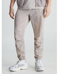 Calvin Klein - Pantalón de ropa deportiva con cinturilla doble - Lyst