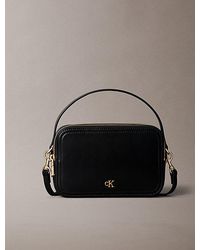 Calvin Klein - Monogram Logo Crossbody Camera Bag - Lyst