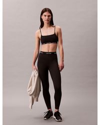 Calvin Klein - Legging Da Palestra 7/8 A Vita Alta Ad Asciugatura Rapida - Lyst