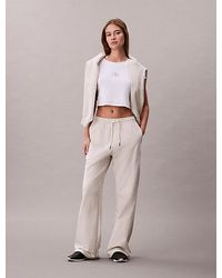 Calvin Klein - Jeans Cotton Terry Monogram Joggers - Lyst